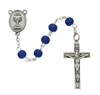 6MM BLUE COMMUNION ROSARY