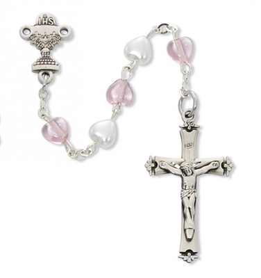 STERLING SILVER WHITE AND PINK