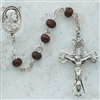 BROWN WOOD ROSARY