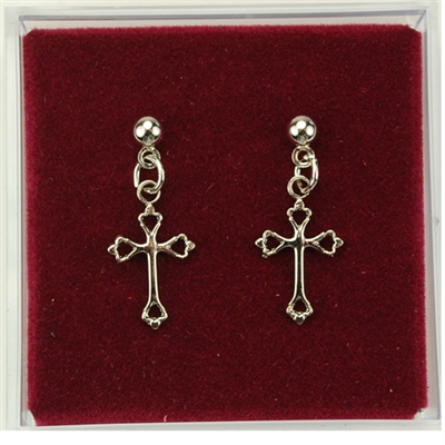 RF CROSS EARRINGS