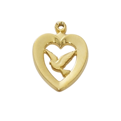 GP PEWT HOLY SPIRIT 18"" CHAIN & BOX