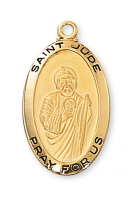 G/SS ST JUDE 18"" CHAIN & BOX