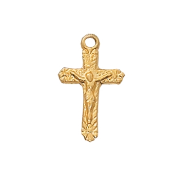 G/SS CRUCIFIX 16" CHAIN & BOX