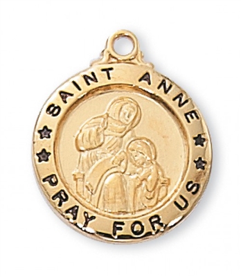 G/SS ST. ANNE 18" CHAIN & BOX