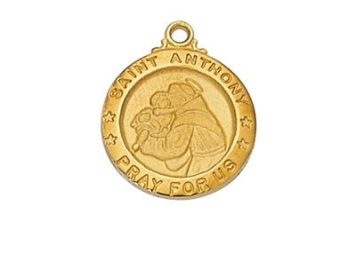G/SS SML ST. ANTHONY MEDAL