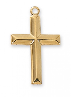 G/SS CROSS 18" CHAIN & BOX