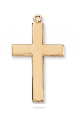 G/SS CROSS 24" CHAIN & BOX
