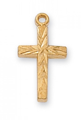 G/SS CROSS 16" CHAIN & BOX