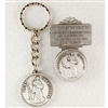 ST. CHRISTOPHER KEYRING/VISOR SET