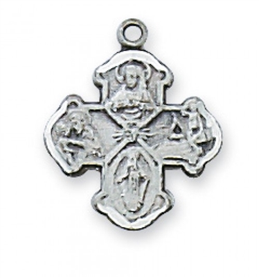 STERLING SILVER 4-WAY 16" SR CHAIN & BOX