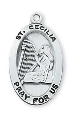 SS ST CECILIA CHAIN & BOX
