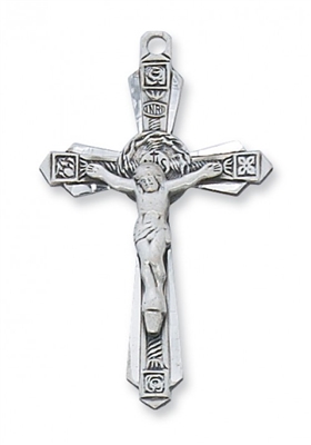SS CRUCIFIX 24" CHAIN & BOX