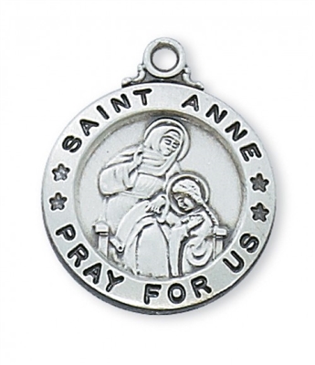 SS ST. ANNE 20" CHAIN & BOX