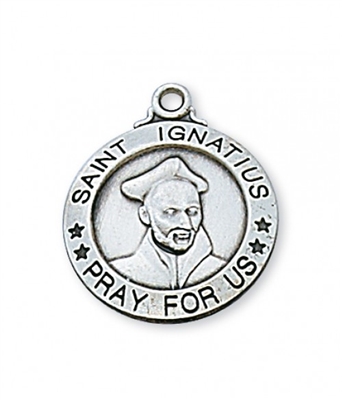 SS ST. IGNATIUS 20" CHAIN&BOX