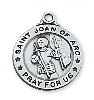 SS ST. JOAN OF ARC 20"" CHAIN & BOX
