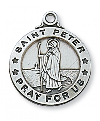SS ST. PETER 20"" CHAIN & BOX