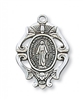 Sterling Silver Miraculous Medal 18" Chain & Box