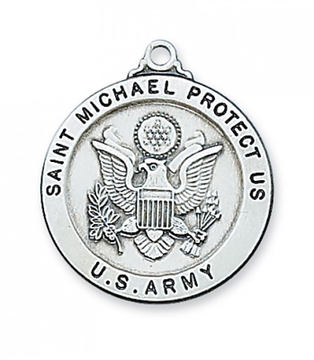 SS ARMY SERVICE MD 24"" CHAIN & BOX