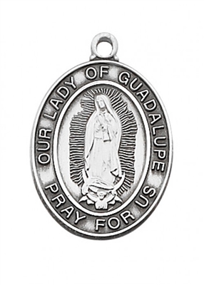 STERLING SIL. GUADALUPE MEDAL