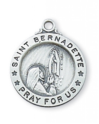 SS. BERNADETTE 18" CHAIN & BOX