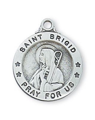 SS SML ST. BRIGID 18" CHAIN & BOX