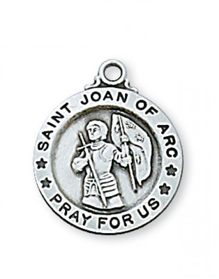 SS SML ST. JOAN ARC 18"" CHAIN & BOX