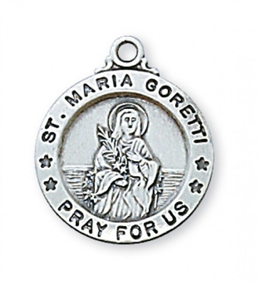 STERLING SILVER MARIA GORETTI 18" CHAIN & BOX