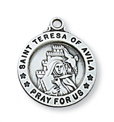 SS SML ST. TERESA 18"" CHAIN & BOX
