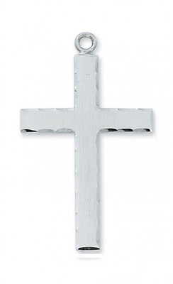 STERLING SILVER ENG LORD PRAY 24" CHAIN & BOX