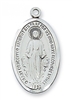 Sterling Silver Miraculous Medal 18" Chain & Box