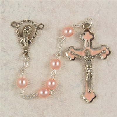 5MM PINK ROSARY