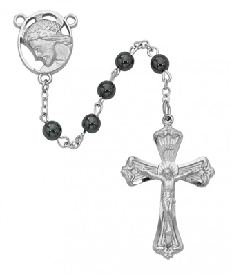 6MM HEMATITE ROSARY