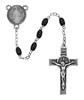 4X6MM BLACK ST BENEDICT ROSARY