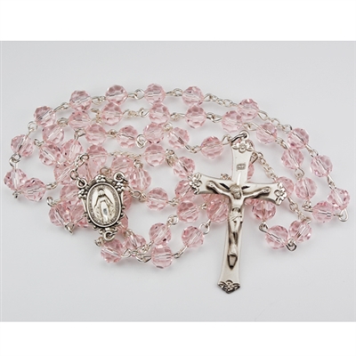 7MM ROSE TINCUT ROSARY