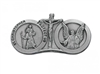 ST. CHRISTOPHER & GUARDIAN ANGEL VISOR CLIP
