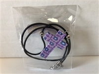 Cross Pendant, Purple