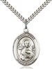 St. John the Apostle Medal<br/>7056 Oval, Sterling Silver