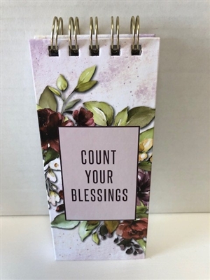 Count Your Blessings Notepad, 3x7