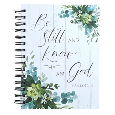Journal Be Still and Know, Hardcover Spiral