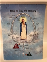 Pray the Rosary Puzzle, 5x8