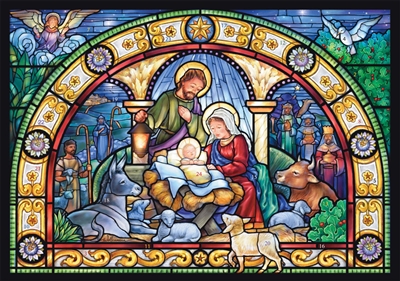 Stained Glass Holy Night Advent Calendar