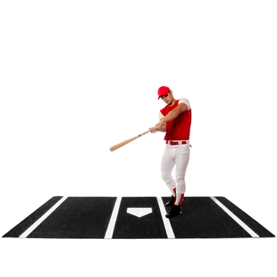 Platinum Baseball / Softball Hitting Mat - 6x12- Black