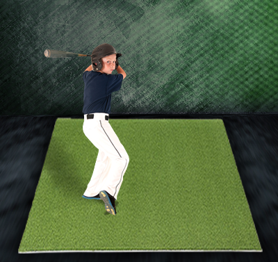 Standard Baseball Hitting Mat - 4 feet x 6 feet