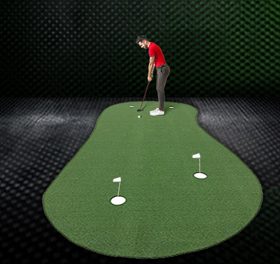 Professional Synthetic Turf Practice Putting Green  6 feet x 15 feet