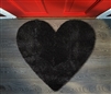 Black Heart Door Mat Decoration