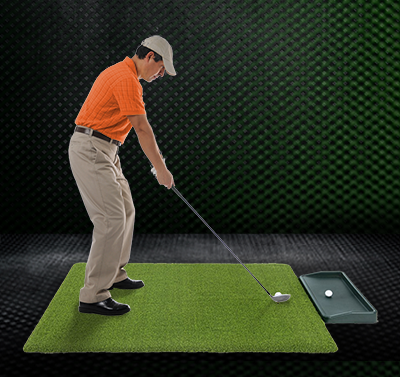 Premium Super Tee Golf Mat with Tray - 4 feet x 5 feet