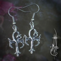 Dragon Ankh Earrings