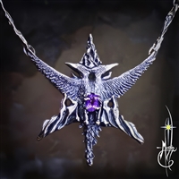 Double headed Phoenix with Stone