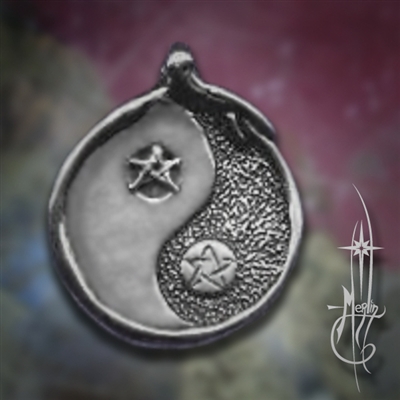 Yin Yang with Ouroboros Amulet