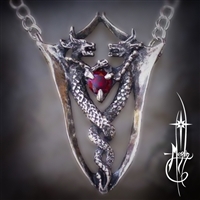 Twin Dragons Necklace